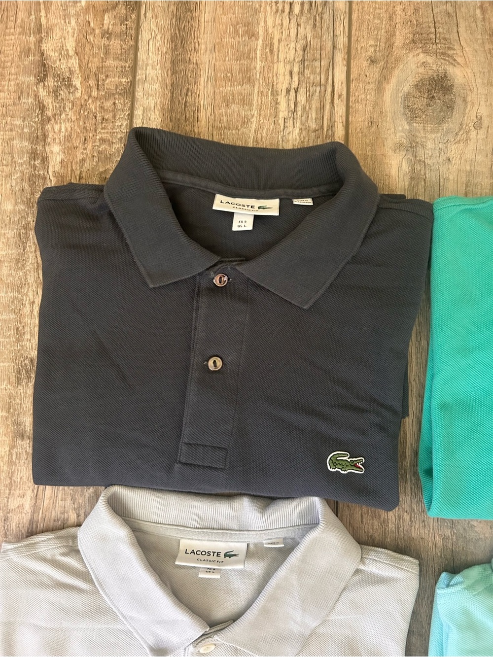 Lacoste Polo Shirt lot of 4 Men’s Size 5 Large - Picture 4 of 13